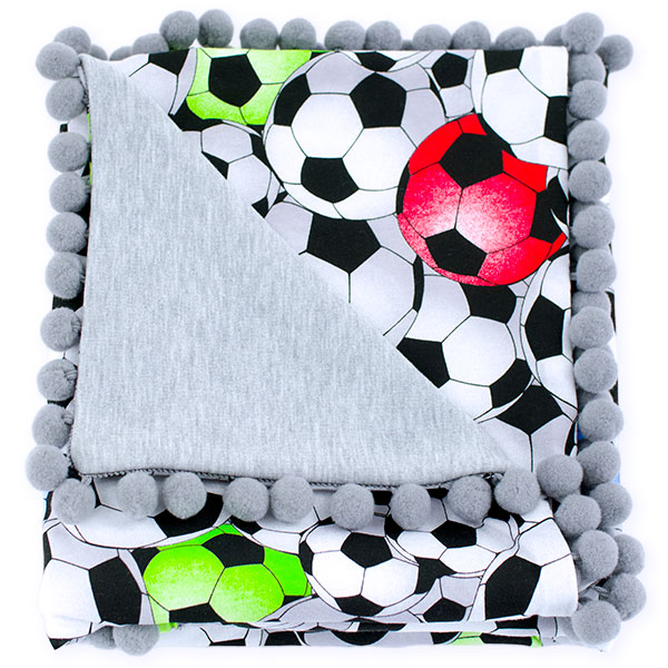 Cotton blanket Sophie 072 football 80x90