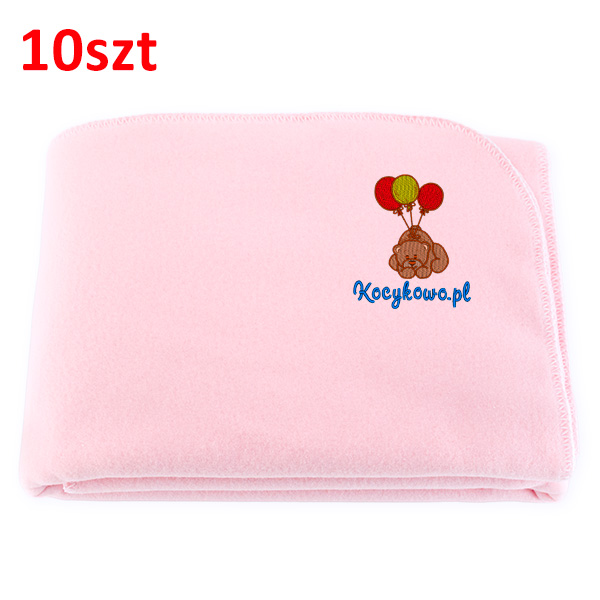 Advertising blanket with embroidered logo 10pcs.